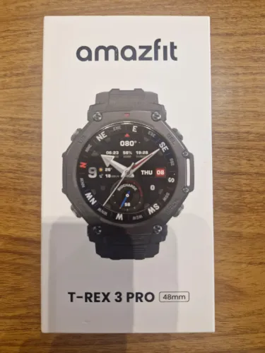 Relógio Smartwatch Amazfit T-rex 3 Pro 48mm A2444 - Tactical Black Preto
