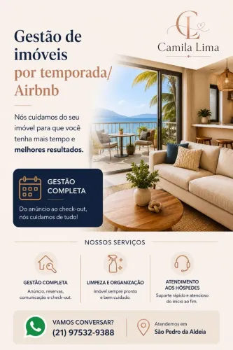 Gestão de imóveis por Temporada| Airbnb