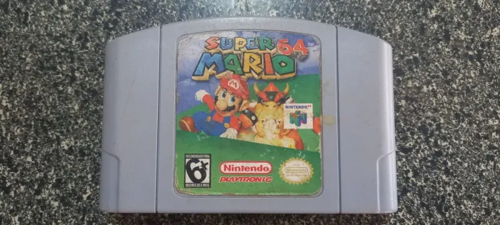 Super Mario 64 100% original e funcionando impecavelmente