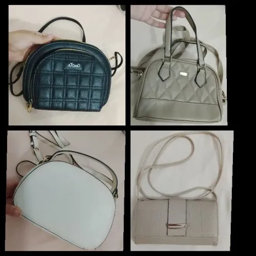 4 bolsas pequenas em ótimo estado 100,00