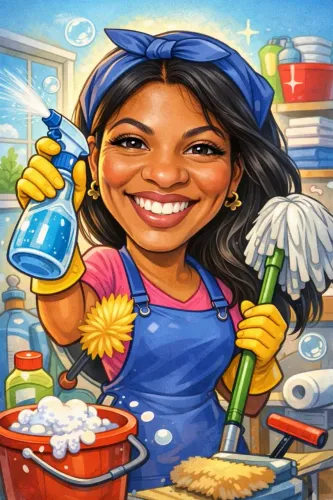 Faço faxina e passo roupa