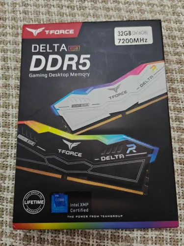 Memória t ddr5 force delta 32gb 7200mhz branca 