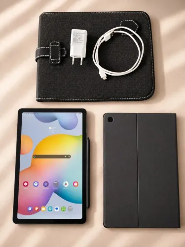 Barbada! Galaxy Tab S6 Lite (2024) 64GB + S Pen + carregador original + capas - impecável