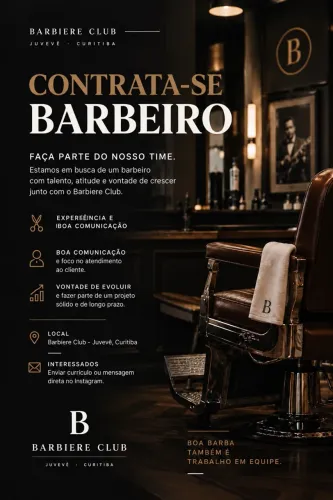 VAGA DE BARBEIRO
