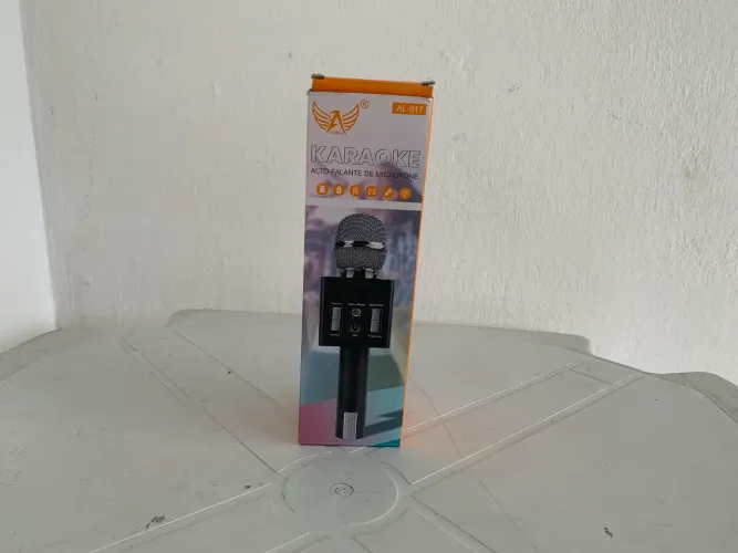 Microfone Para Karaokê Com Alto-Falante De Microfone LTOMEX AL-917