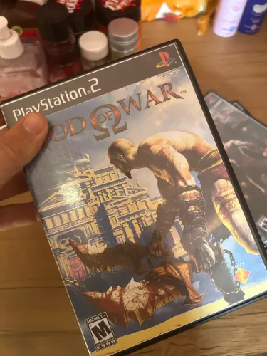 Jogos de PS2 na caixa