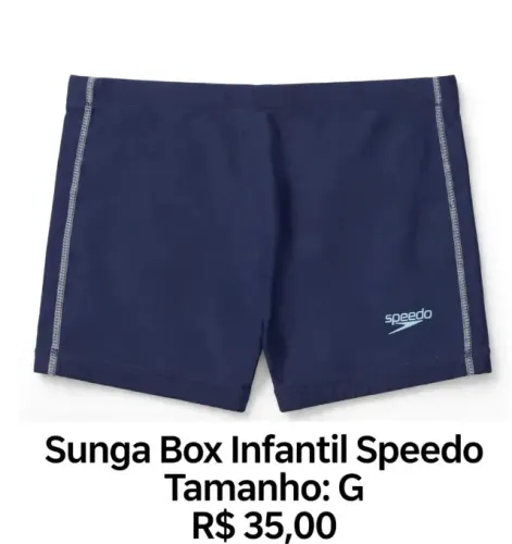 SUNGA DE NATAÇÃO