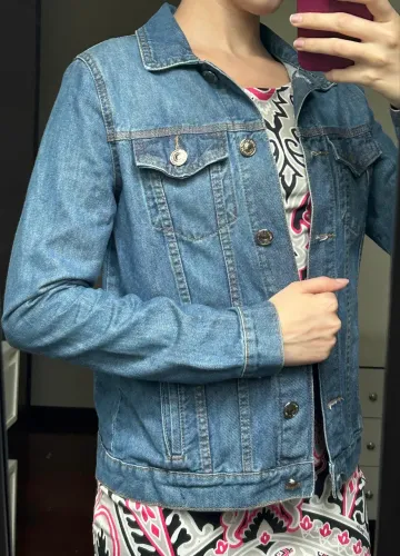 Jaqueta jeans Clock House