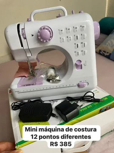 Mini máquina de costura 