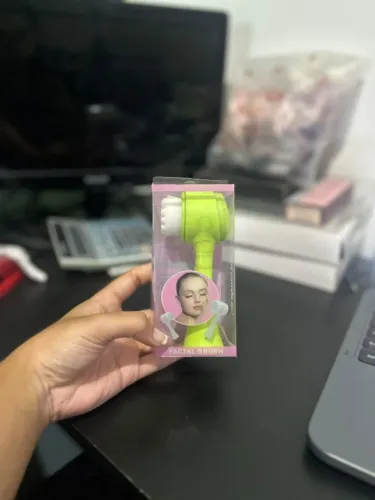 Escova Facial de Limpeza Massageadora de Silicone para Rosto - Não Eletrica
