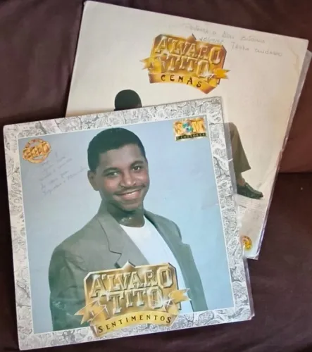 Lote 2 Lp's Discos De Vinil Gospel Evangélico - Álvaro Tito