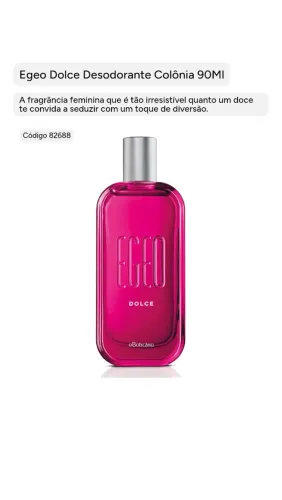 Egeo dolce desodorante Colônia 90 ml