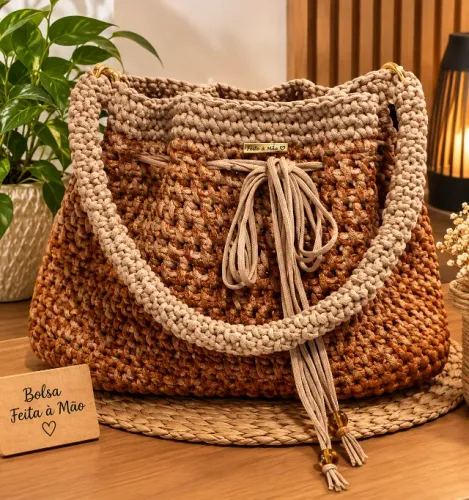 Bolsa de Crochê
