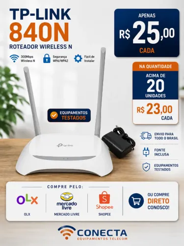 20 UNIDADES 840N TPLINK