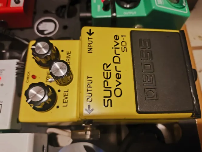 Pedal super over drive sd1 boss