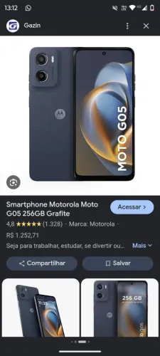 Celular Moto G05