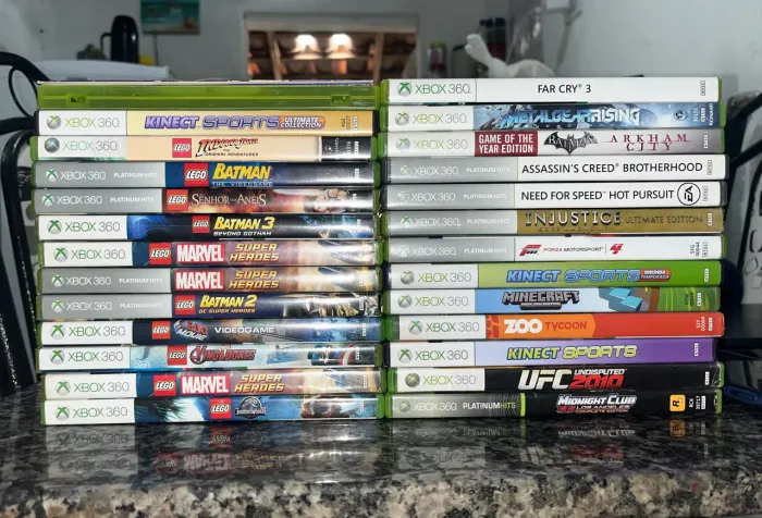 Lote de jogos xbox 360 27 jogos
