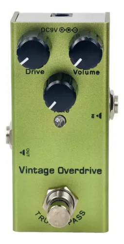 Pedal overdrive vintage guitarra e violão
