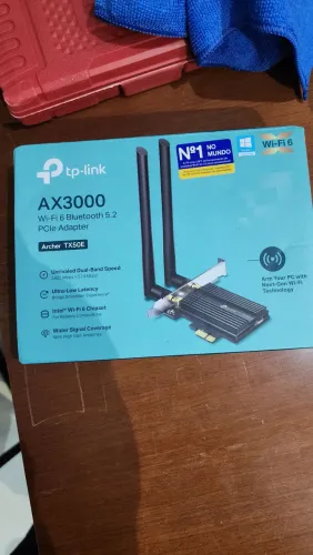 Adaptador Tp-link PCi Express, 3000mbps, Wi-fi 6, Bluetooth 5.0, Ax3000, Archer Tx50e