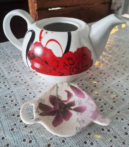 Bule de porcelana