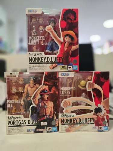KIT ONE PIECE ACE, LUFFY E GUM GUM PARTS LACRADOS