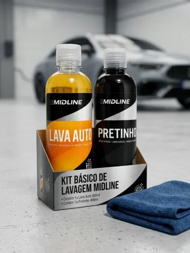 Kit de lavagem automotiva/shampoo automotivo e pretinho