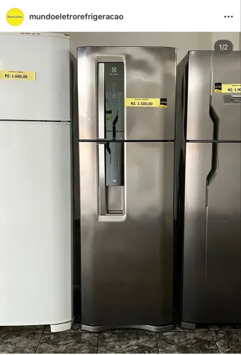 Geladeira Inox - leves detalhes de uso