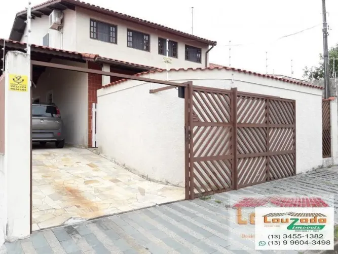 Sobrado para Locação em Peruíbe, Centro, 3 dormitórios, 3 suítes, 1 banheiro, 4 vagas