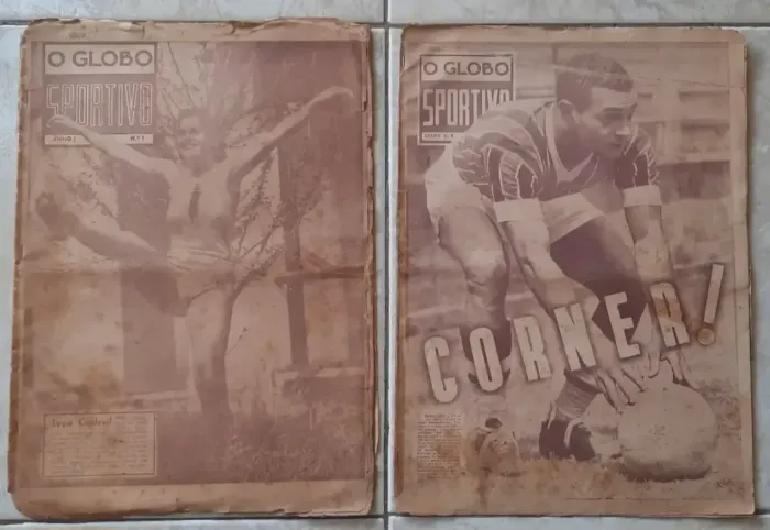 Revistas O Globo Sportivo n° 1 e 2 de 1938