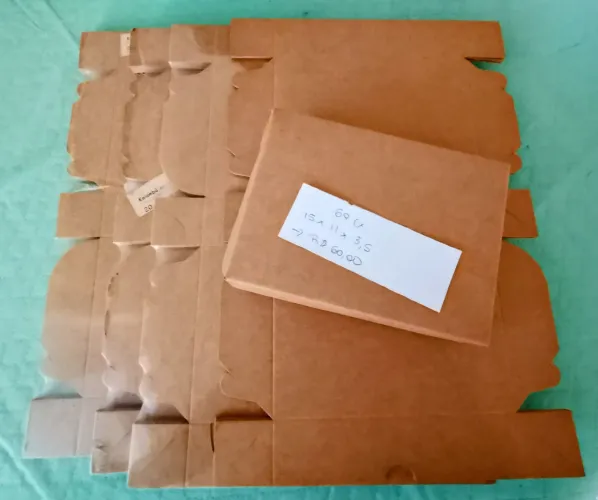 Caixa papel Kraft 15 x 11 x 3,5
