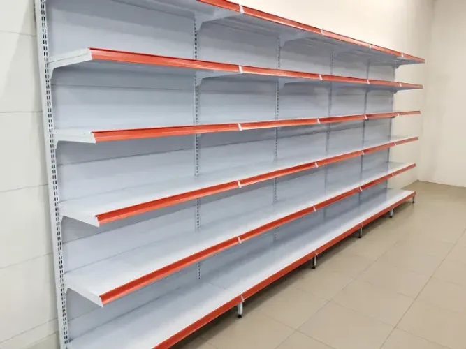 OPORTUNIDADE Gôndolas, Prateleiras Para Comercio Com suporte para etiqueta de Preço