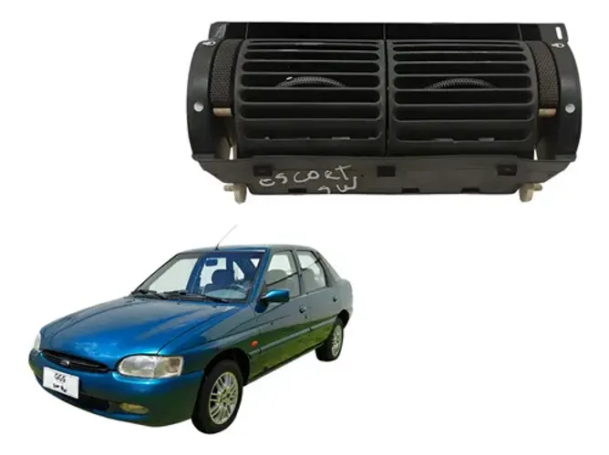 Difusor Ar Central Painel Ford Escort 1997 1998 1999 Detalhe