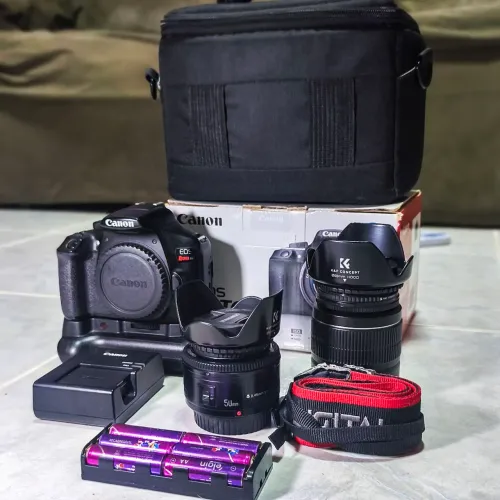 Kit Canon T6 Completo + Lente 50mm + Battery Grip e Acessórios