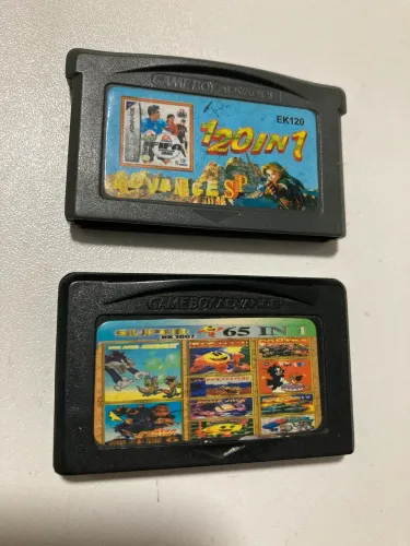Cartucho multijogos GBA R$50 cada. Envio OLX PAY 