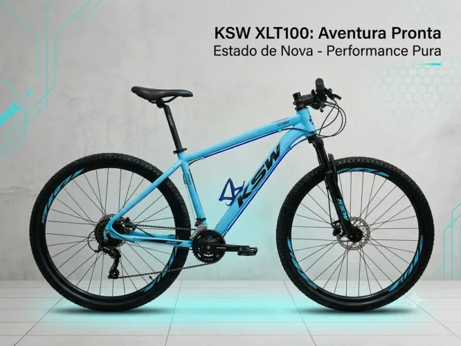 Bike KSW XLT100 Aro 29 - Pouco Uso / Pronta para Rodar
