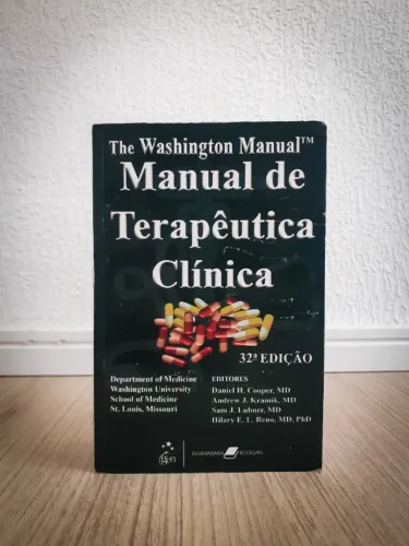 Manual de Terapêutica Clínica - The Washington Manual - 32ª Edição