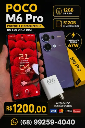 POCO M6 PRO 512 GB