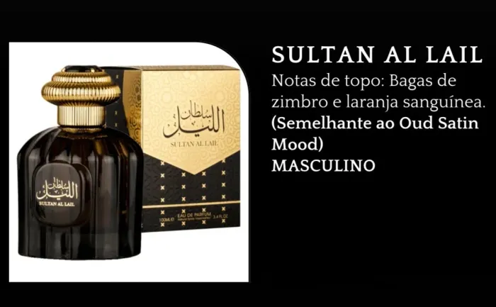 Perfume árabe Sultan