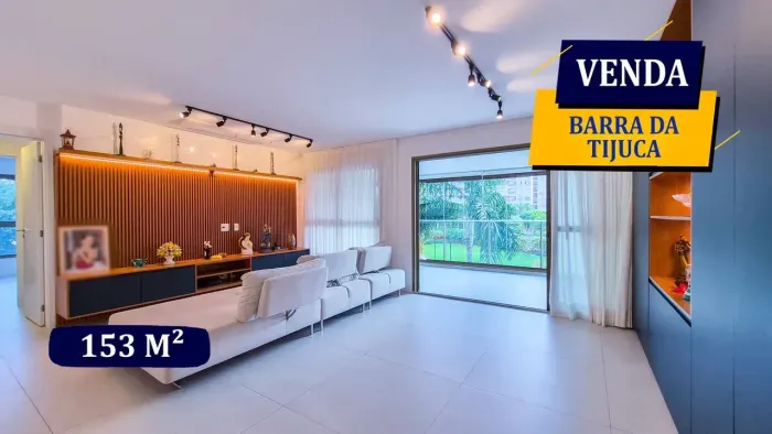 BARRA LUXOSOS 153M² CONDOMÍNIO LATITUD VARANDÃO GOURMET 4 QUARTOS 3 SUÍTES 2 VAGAS LAZER D