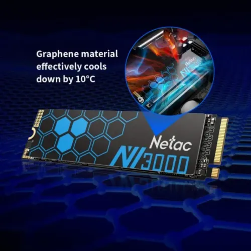 SSD Gamer Netac NV300 500GB NVMe PCIe 3.0 Alta Velocidade