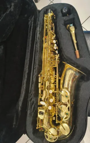 Saxofone alto Harmonics semi-novo Mixer instrumentos musicais 