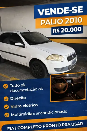 Fiat Palio ELX 1.0/ 1.0 Fire Flex 8V 2P (álcool) 2010