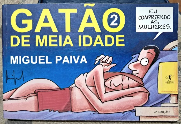 Livro de tiras do Gatão de Meia Idade do Miguel Paiva