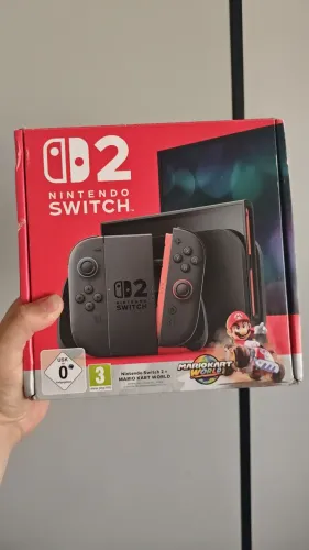 Nintendo Switch 2 novo lacrado com jogo digital Mario kart world 