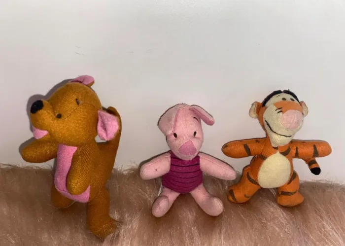 Pelúcias de personagens do Ursinho Pooh