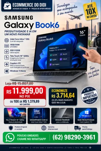 Samsung Galaxy Book6 16? Touch ? Core Ultra 7