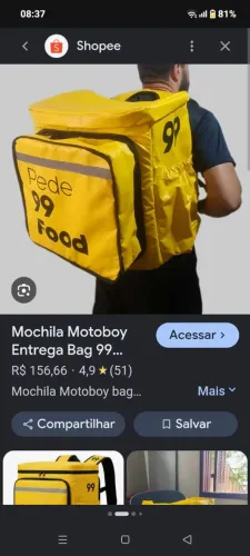 Bag + camisa UV nova
