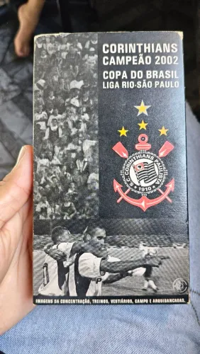 Fita VHS Corinthians Campeão 2002 - Copa do Brasil e Rio-SP