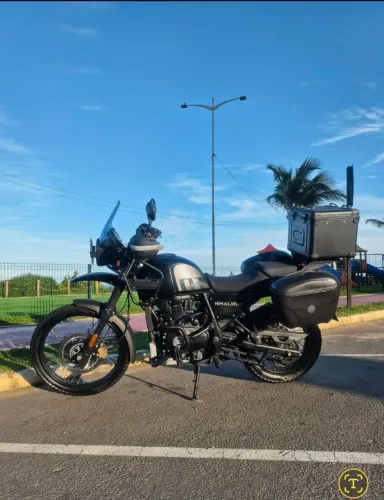 Royal Enfield Himalayan 2023 - Apenas 9.800km - Muito Equipada e Nova