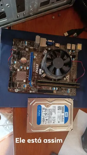 Vendo placa mãe H81m e33 
